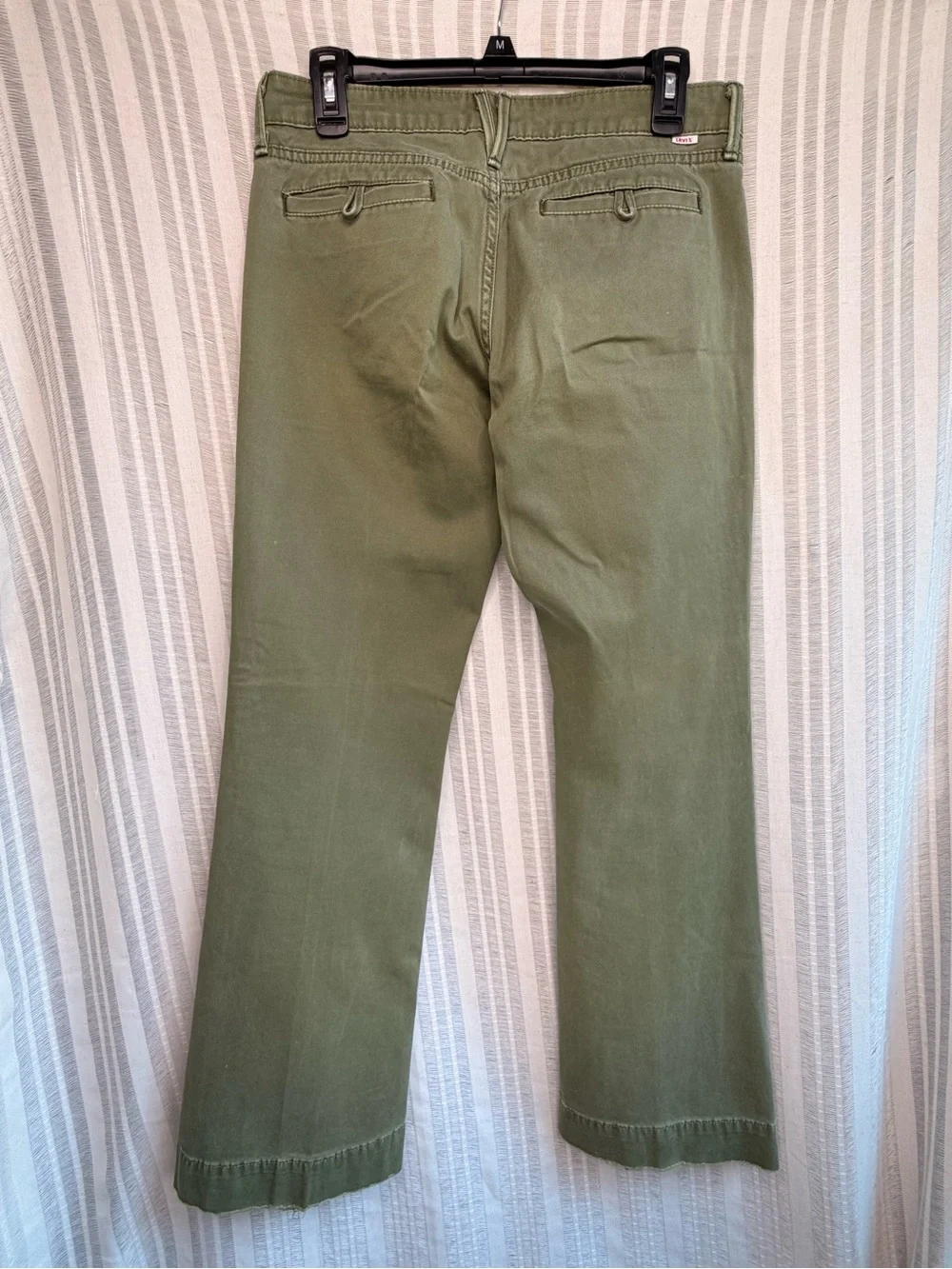 Levi’s Olive Green Tab Twills Wide Leg Pants